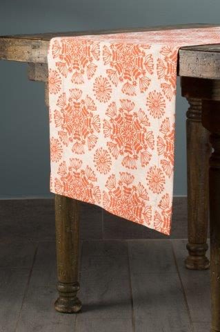 Specialty Helena Orange table runner